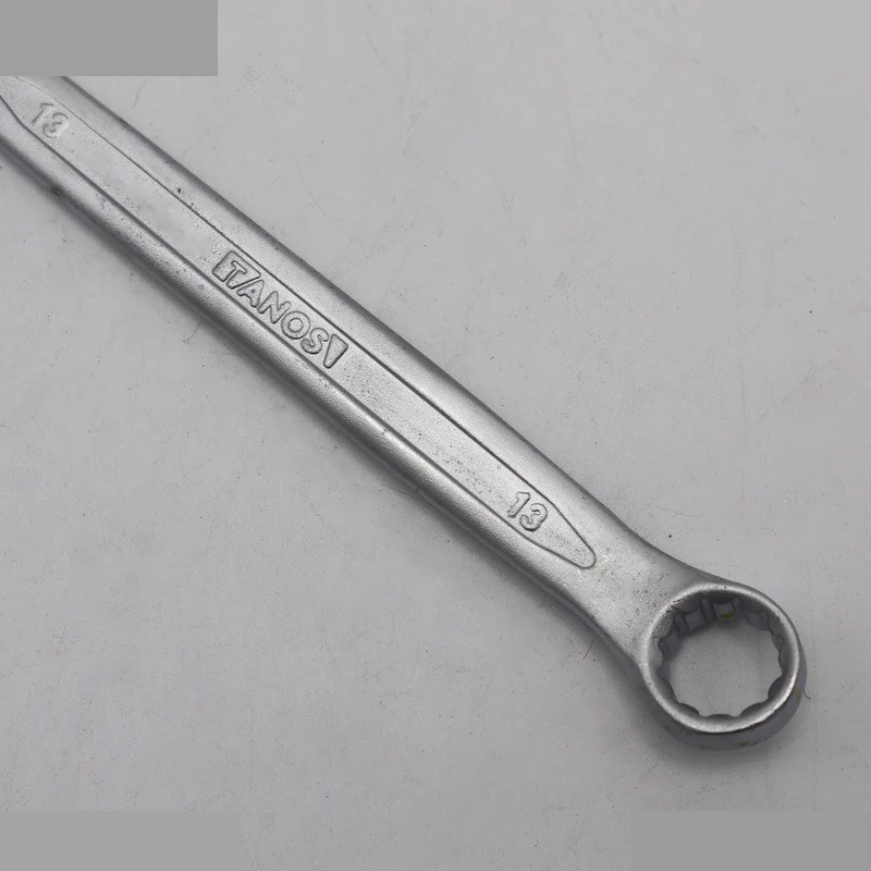 آچار یکسر تخت و یکسر رینگی تانوس مدل SMT-TANOS-14MM-RING TAKHT سایز 13 میلی متر