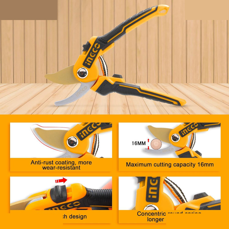 قیچی باغبانی اینکو مدل HLT76033 مجموعه 3 عددی