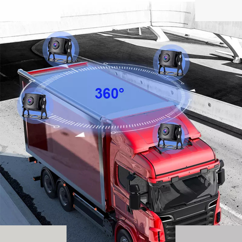 دوربین ثبت وقایع کامیون مدل 4 لنز کد T100 دوربین ثبت وقایع کامیون مدل 4 لنز کد T100