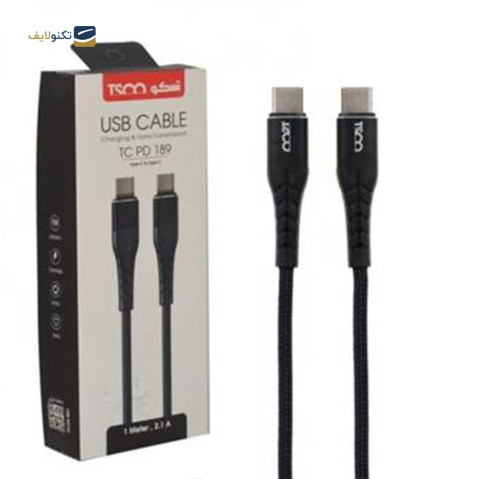 gallery- کابل دو سر تایپ سی تسکو مدل TC PD 189 به طول 1 متر-gallery-3-TLP-5062_da6a0ea5-e353-4bd1-8392-94e2c77e8236.png gallery- کابل دو سر تایپ سی تسکو مدل TC PD 189 به طول 1 متر-gallery-3-TLP-5062_da6a0ea5-e353-4bd1-8392-94e2c77e8236.png