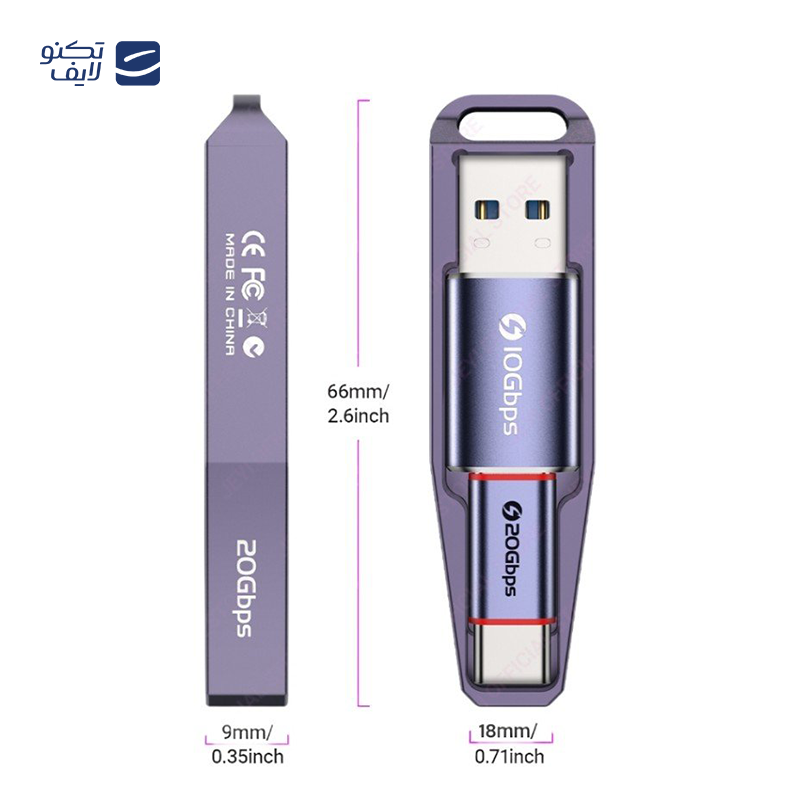 gallery-کابل دو سر تایپ سی به شارژر مگنتی مک دودو مدل CA-258 طول 1.5 متر copy.png