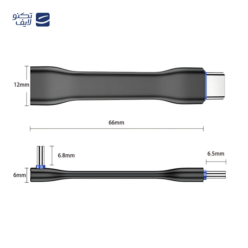 gallery-مبدل 2 در 1 دو سر تایپ سی و تایپ سی به تایپ اِی جیی مدل JEYI 2 in 1 Data Cable copy.png