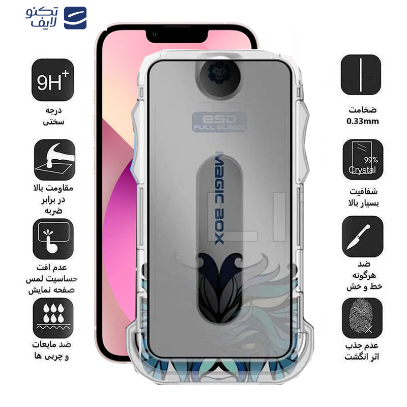 gallery-گلس گوشی حریم شخصی اپل iPhone 14-13 Pro-13 اپیکوی مدل Lion Privacy Easy Install copy.png