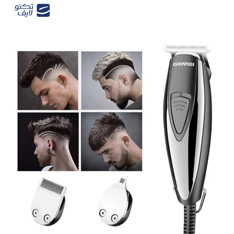 ماشین اصلاح موی صورت جیمی مدل GM830، اصلاح به صورت صفر زن، خط زن، قابلیت تنظیم سرعت، منبع انرژی با برق، تکنولوژی اصلاح به صورت برش مستقیم، اندازه اصلاح 0.1 میلی‌متر، به‌همراه روغن، برس تمیزکننده