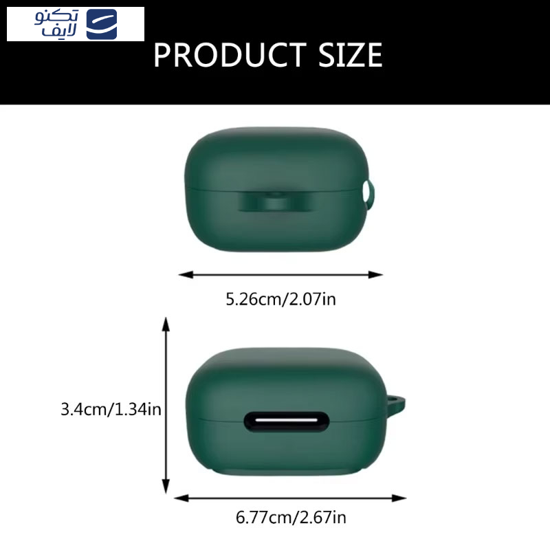 کاور انتک مدل سیلیکونی مناسب برای کیس هدفون بی سیم انکر Soundcore R50i NC