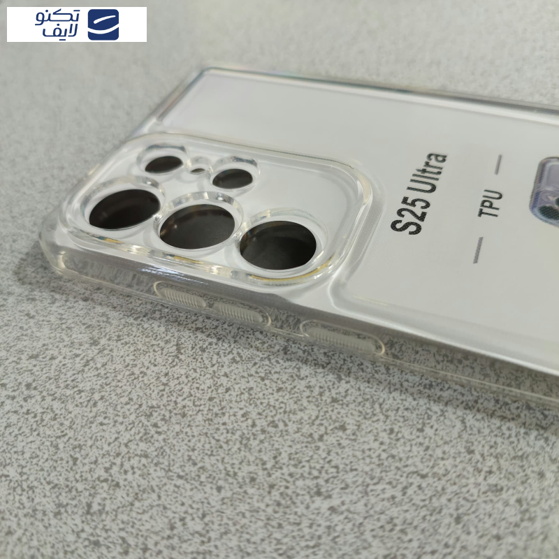 کاور زیفرند مدل ژله ای محافظ لنز دار مناسب برای گوشی سامسونگ Galaxy S25 Ultra