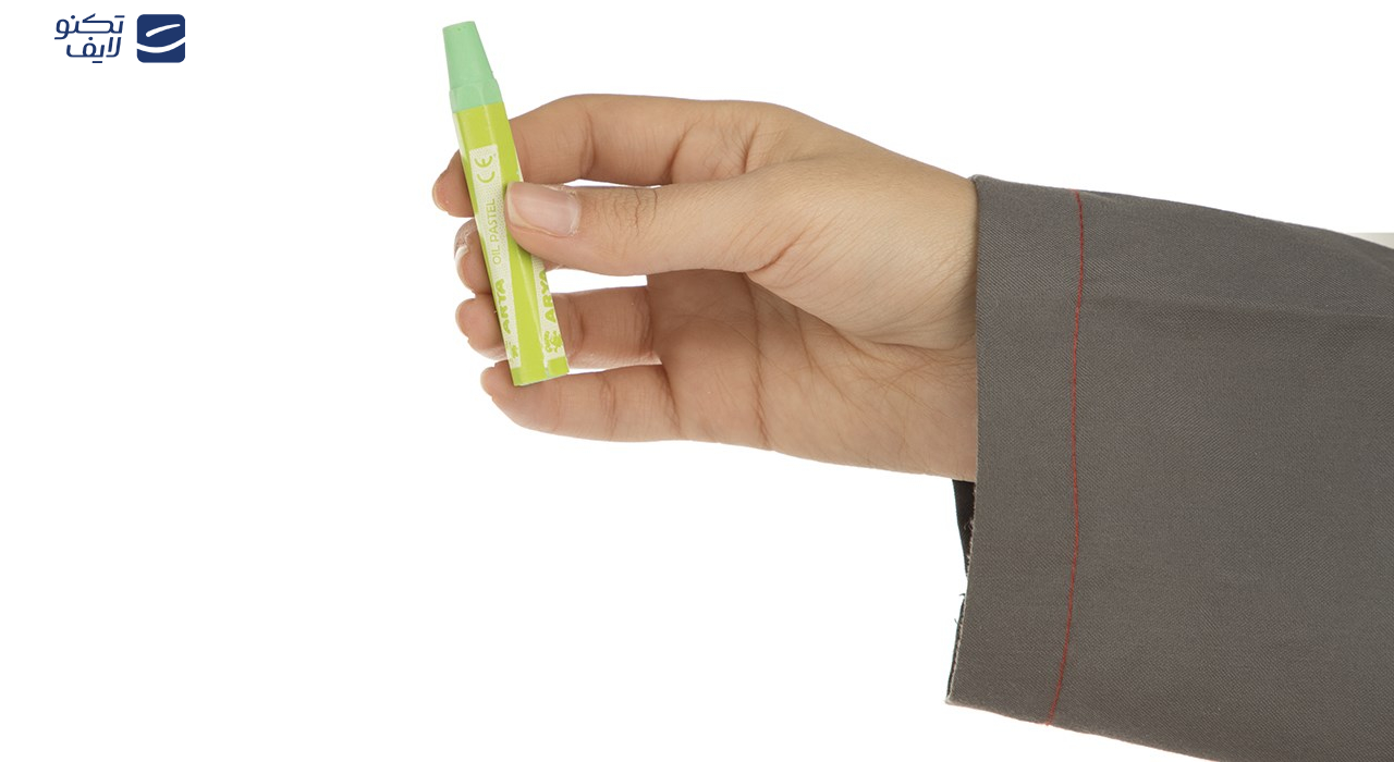 پاستل روغنی 2+12 رنگ آریا کد 2027