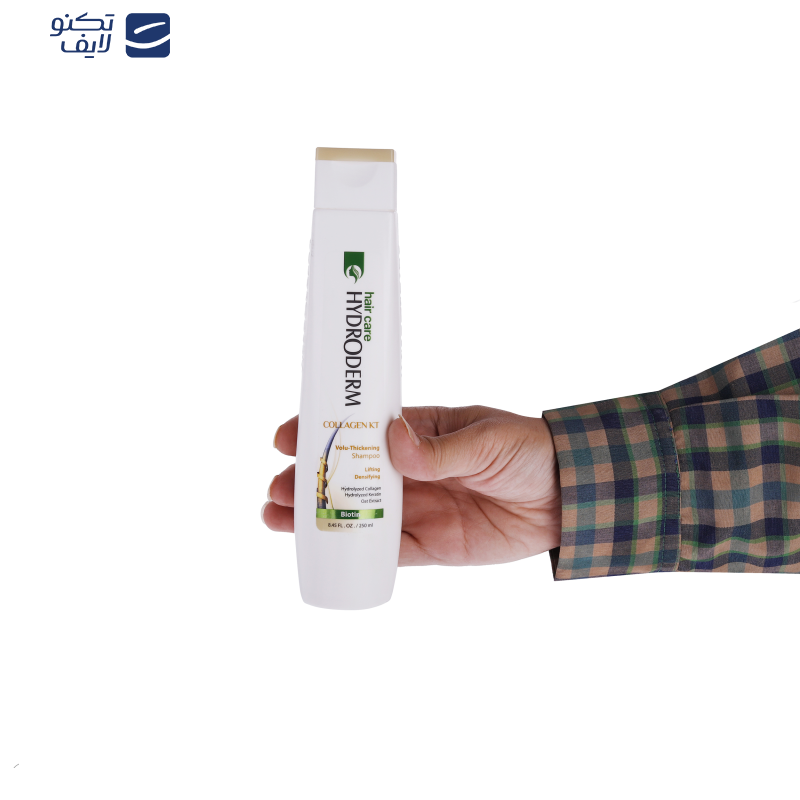 شامپو مو هیدرودرم مدل Collagen KT مناسب موهای نازک حجم 250 میلی لیتر