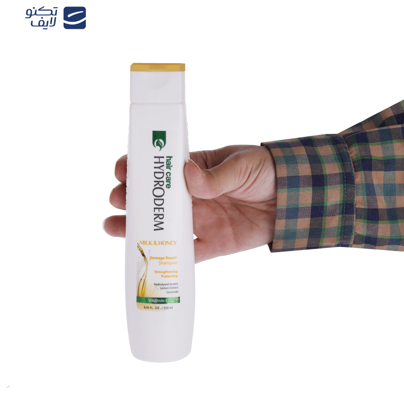 شامپو مو هیدرودرم مدل Milk and Honey حجم 250 میلی لیتر