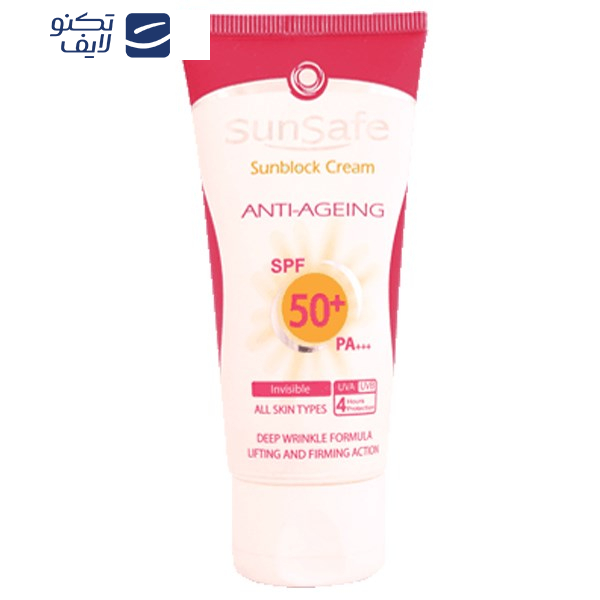 کرم ضدآفتاب و ضدچروک سان‌سیف، حجم 50 میلی‌لیتر