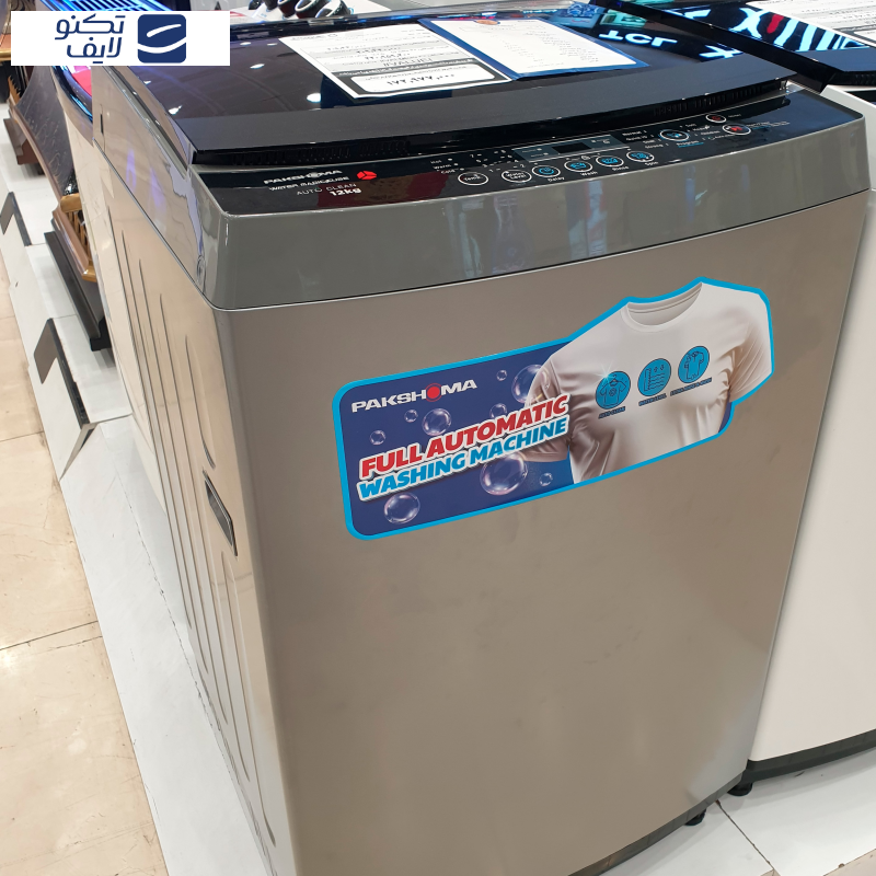 ماشین لباسشویی سطلی 12 کیلوگرم نیمه‌اتوماتیک پاکشوما مدل TA12