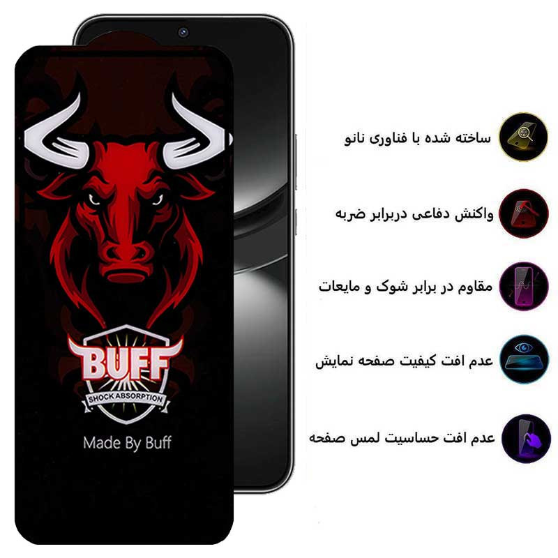 محافظ صفحه نمایش سرامیکی بوف مدل Ceramic Pro-G مناسب برای گوشی موبایل هوآوی Nova 12 / Nova 12 Lite / Nova 11 SE / Nova 10 SE