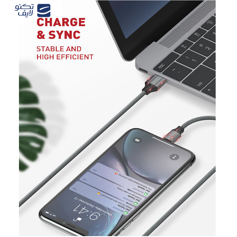 کابل تبدیل USB به microUSB الدینیو مدل LS441  طول 1 متر