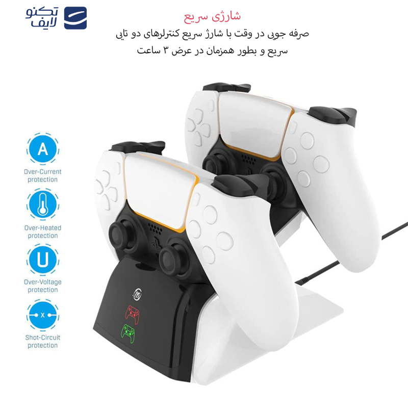 پایه شارژر دسته پلی استیشن 5 جی وای اس مدل JYS-P5102