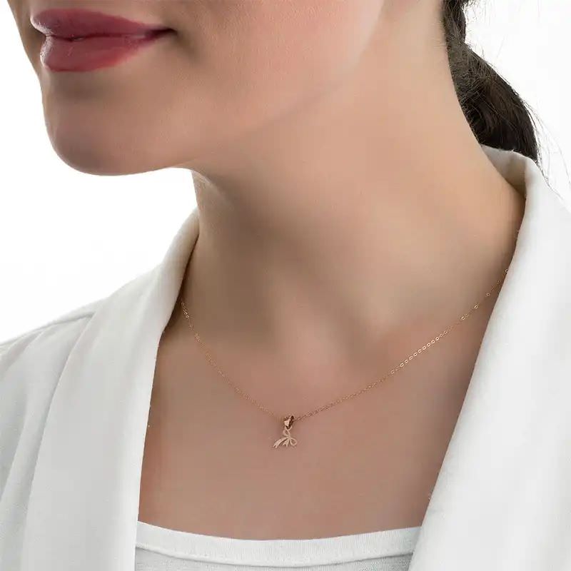 پلاک طلا 18عیار طرح پاپیون