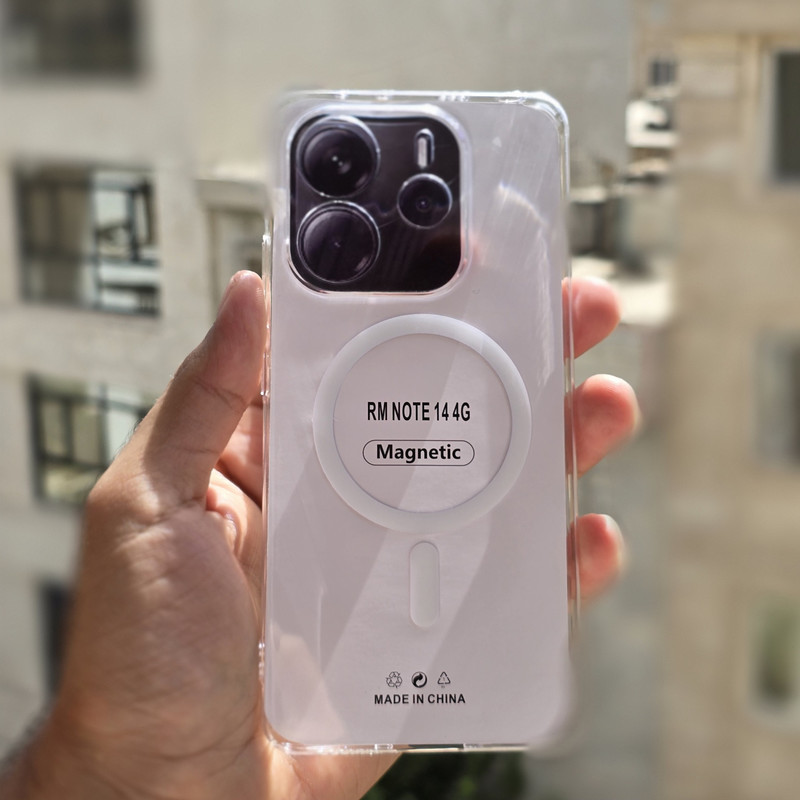 کاور زیفرند مدل Super Crystal Magsafe مناسب برای گوشی موبایل شیائومی Redmi Note 14 4G کاور زیفرند مدل Super Crystal Magsafe مناسب برای گوشی موبایل شیائومی Redmi Note 14 4G