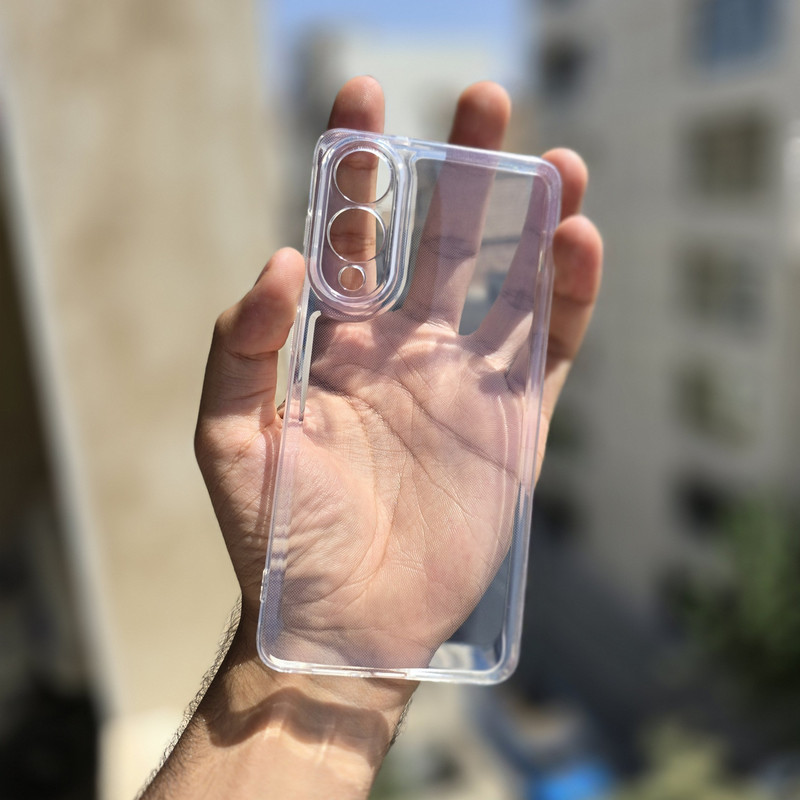 کاور زیفرند مدل ژله ای محافظ لنز دار مناسب برای گوشی موبایل سامسونگ Galaxy S25 Edge