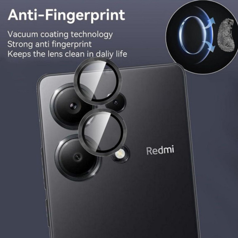 محافظ لنز دوربین شیشه ای اوجی مدل Crystal Shield مناسب برای گوشی موبایل شیائومی Redmi Note 13 4G