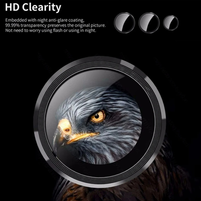 محافظ لنز دوربین شیشه ای اوجی مدل Crystal Shield مناسب برای گوشی موبایل شیائومی Redmi Note 14 4G