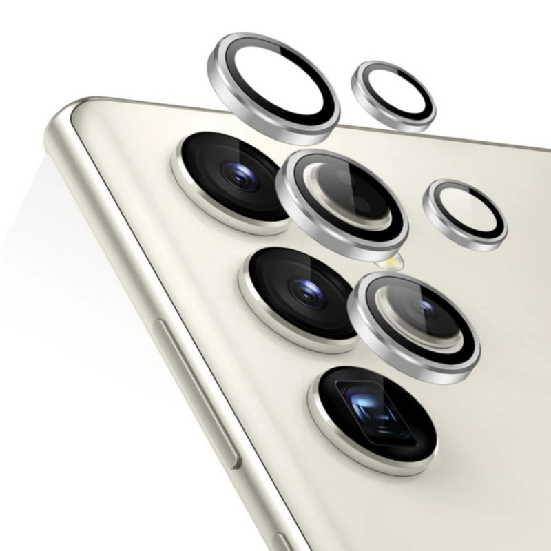 محافظ لنز دوربین شیشه ای اوجی مدل Crystal Shield مناسب برای گوشی موبایل سامسونگ Galaxy S22 Ultra