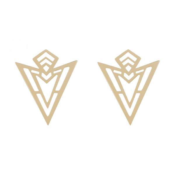 نیم ست طلا 18 عیار شمیم گلد گالری مدل SHR025