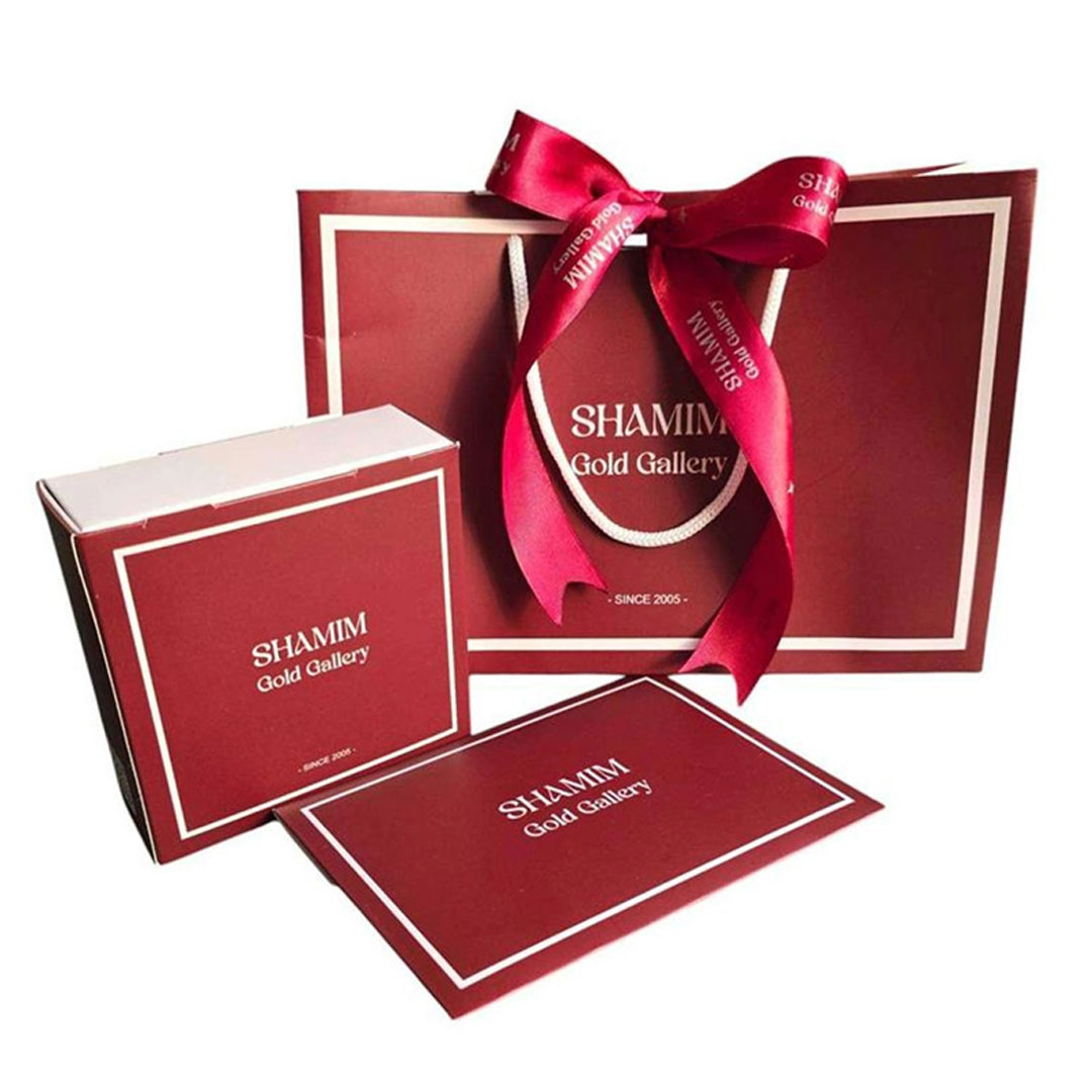 نیم ست طلا 18 عیار شمیم گلد گالری SH0016