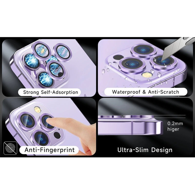 محافظ لنز دوربین اپیکوی مدل S Plus Lens مناسب برای گوشی موبایل اپل iPhone 17 Pro/17 Pro Max