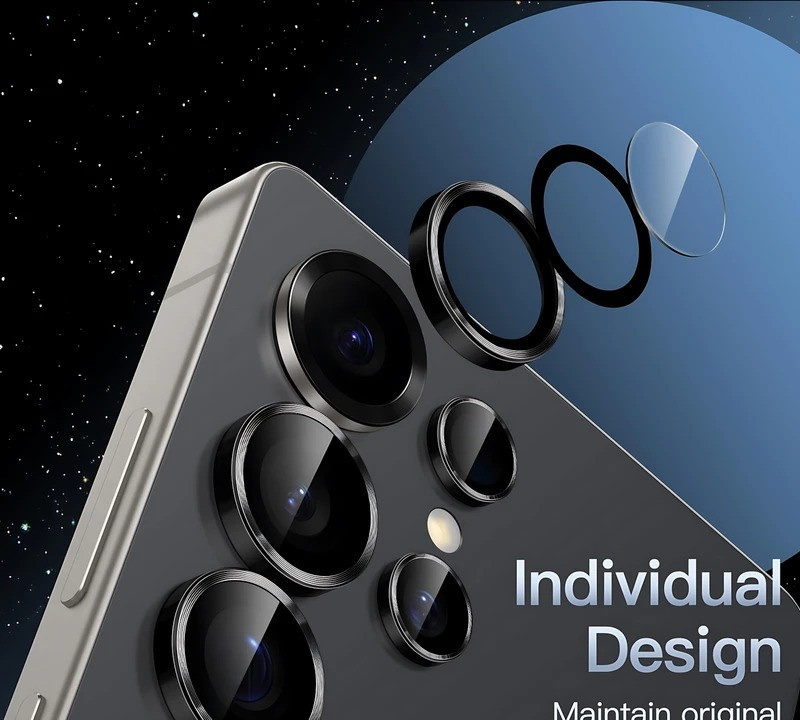 محافظ لنز دوربین اپیکوی مدل Chelipa مناسب برای گوشی موبایل سامسونگ Galaxy S24 Ultra