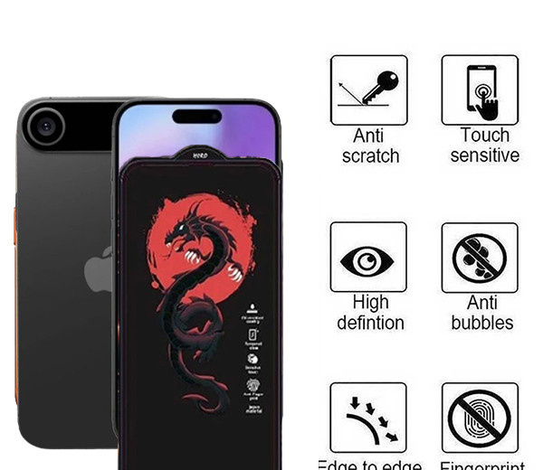 محافظ صفحه نمایش اپیکوی مدل Red Dragon ESD مناسب برای گوشی موبایل اپل iPhone 17 Air