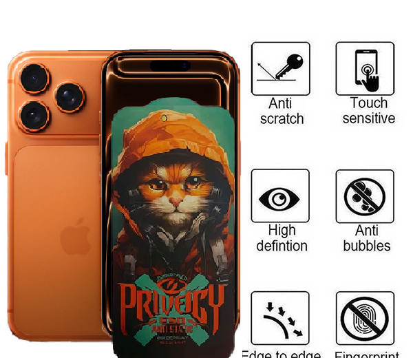 محافظ صفحه نمایش حریم شخصی اپیکوی مدل Privacy Hoodie Cat مناسب برای گوشی موبایل اپل iPhone 17 Pro / 17 / 16 Pro محافظ صفحه نمایش حریم شخصی اپیکوی مدل Privacy Hoodie Cat مناسب برای گوشی موبایل اپل iPhone 17 Pro / 17 / 16 Pro