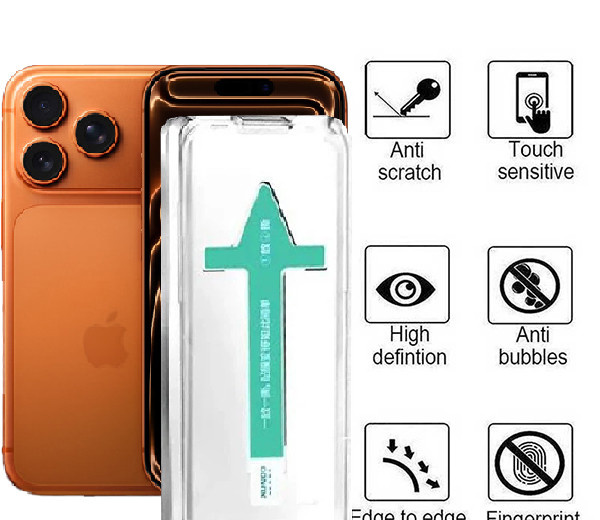 محافظ صفحه نمایش اپیکوی مدل Xundd Axe Easy install مناسب برای گوشی موبایل اپل iPhone 17 Pro / 17 / 16 Pro