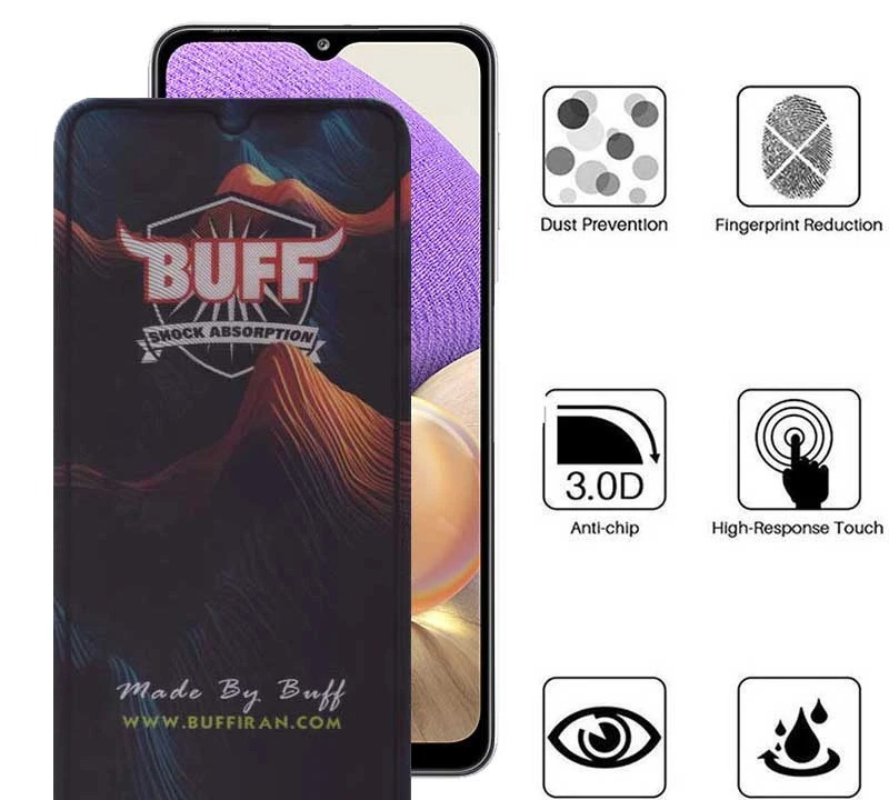 محافظ صفحه نمایش 5D بوف مدل Mountain مناسب برای گوشی موبایل سامسونگ Galaxy A17 / A26 / A16