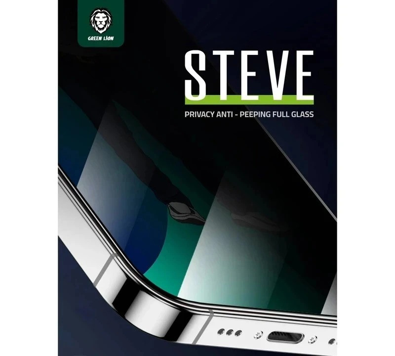 محافظ صفحه نمایش حریم شخصی گرین لاین مدل 9H Steve Privacy مناسب برای گوشی موبایل اپل iPhone 17 Pro محافظ صفحه نمایش حریم شخصی گرین لاین مدل 9H Steve Privacy مناسب برای گوشی موبایل اپل iPhone 17 Pro