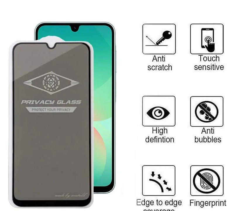 محافظ صفحه نمایش اپیکوی مدل Privacy مناسب برای گوشی موبایل سامسونگ Galaxy A17/ A26 / A16