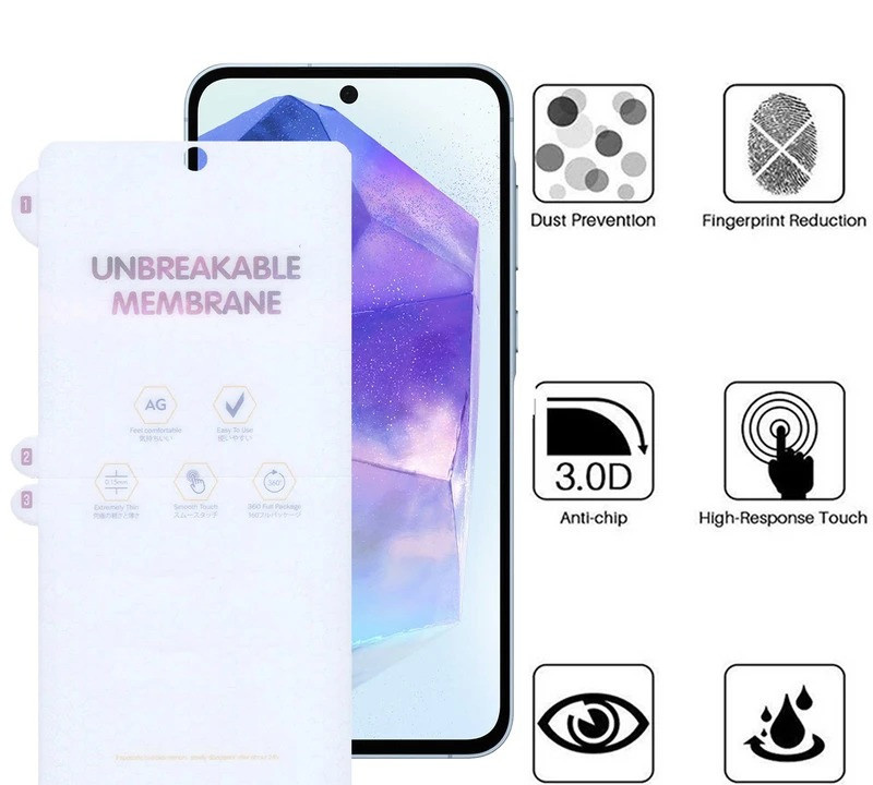 محافظ صفحه نمایش بوف مدل Hydrogel-Matte مناسب برای گوشی موبایل سامسونگ Galaxy S25 FE/ A55 / Mi 12 Pro