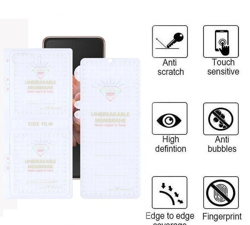 محافظ صفحه نمایش و پشت گوشی اپیکوی مدل Hydrogel مناسب برای گوشی موبایل سامسونگ Galaxy Z Flip 7 محافظ صفحه نمایش و پشت گوشی اپیکوی مدل Hydrogel مناسب برای گوشی موبایل سامسونگ Galaxy Z Flip 7