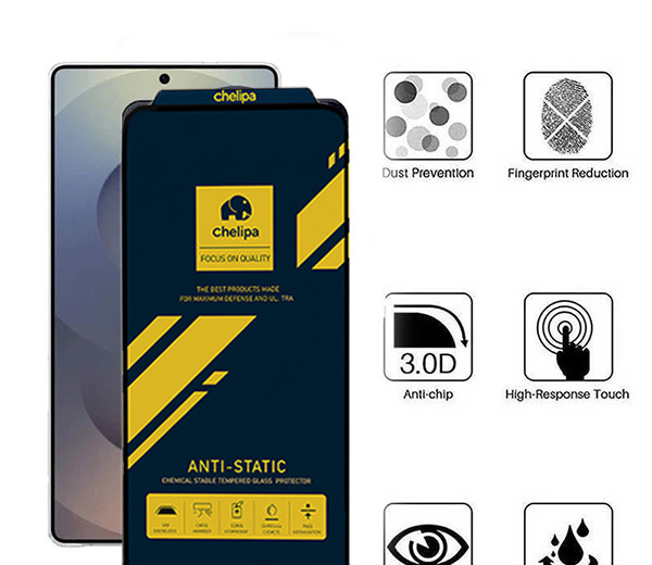 محافظ صفحه نمایش اپیکوی مدل Chelipa Anti-Static مناسب برای گوشی موبایل سامسونگ Galaxy S25 Ultra