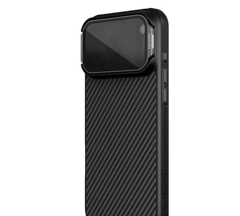 کاور نیلکین مدل CarboProp Magnetic MagSafe Transparent Lens مناسب برای گوشی موبایل اپل iPhone 17 Pro Max