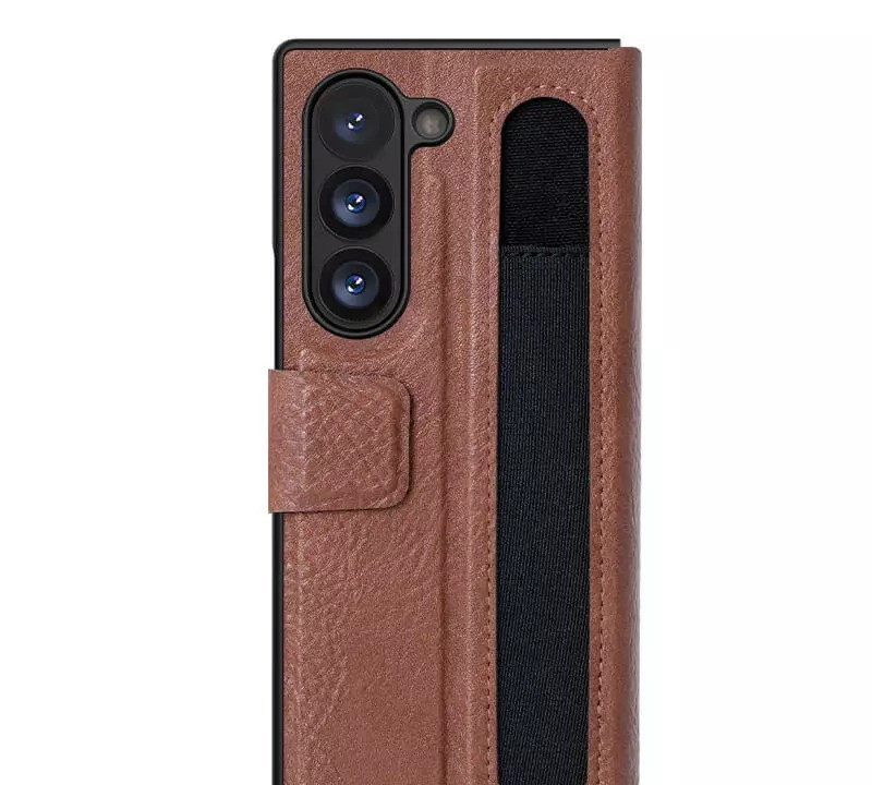 کاور نیلکین مدل Aoge Leather مناسب برای گوشی موبایل سامسونگ Galaxy Z Fold 7