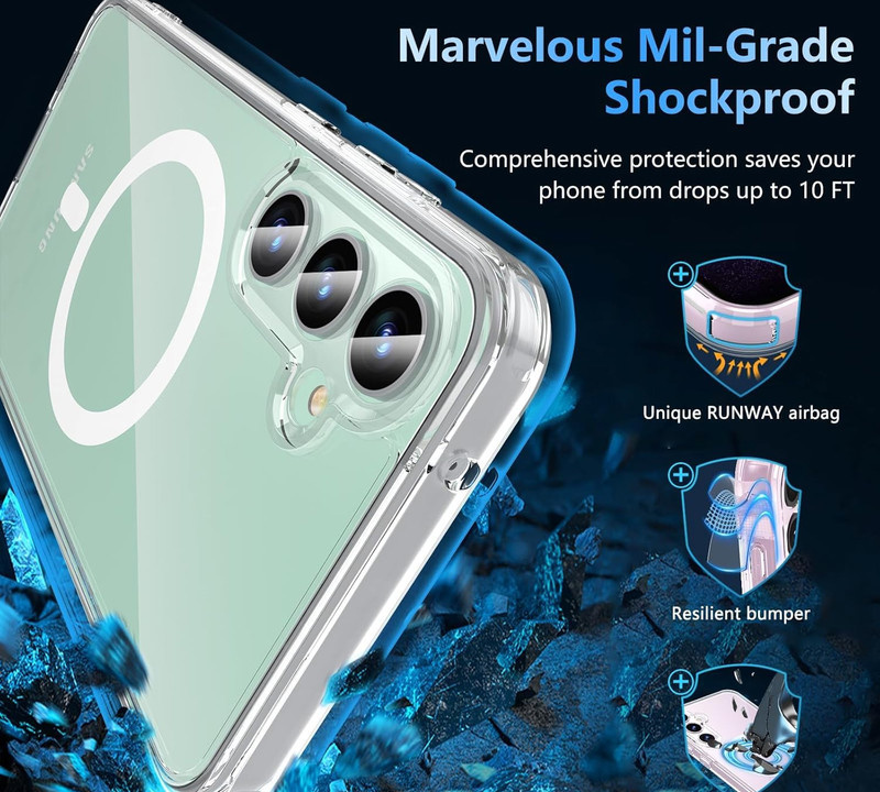 کاور اپیکوی مدل AntiShock-MagSafe مناسب برای گوشی موبایل سامسونگ Galaxy A06