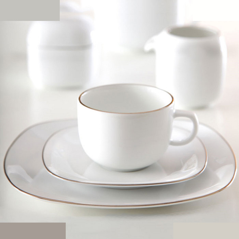 ست فنجان و نعلبکی 12 پارچه چینی زرین ایران مدل کواترو  8 زرین درجه عالی