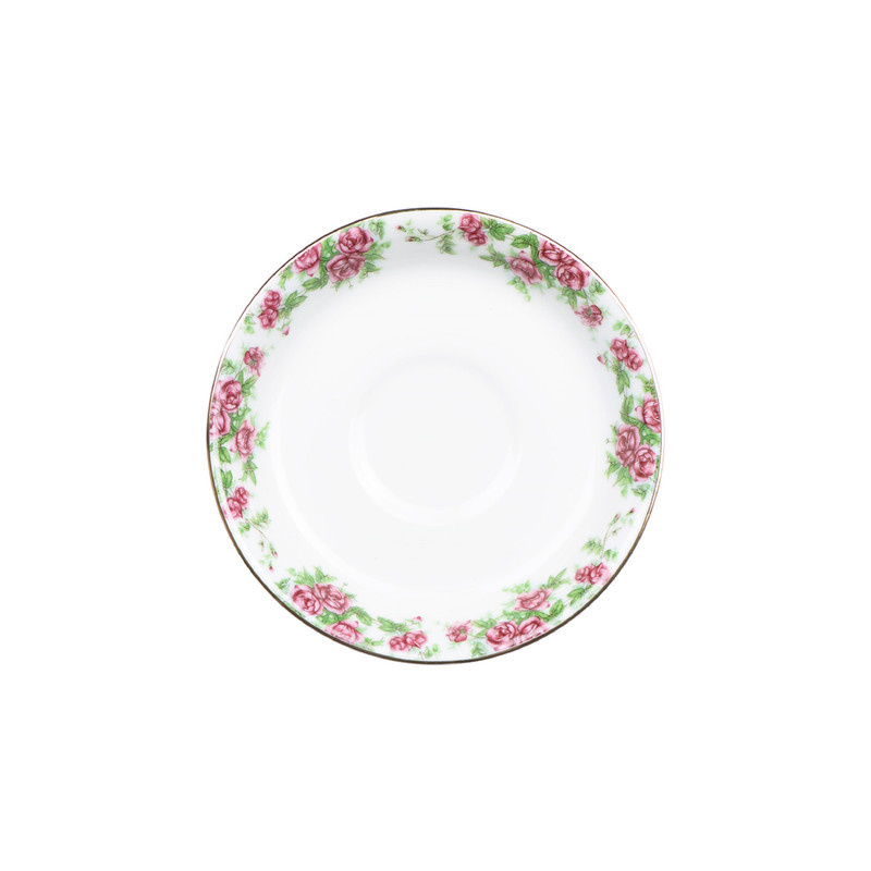 نعلبکی چینی زرین ایران مدل بیدگل کد 1100 بسته 6 عددی