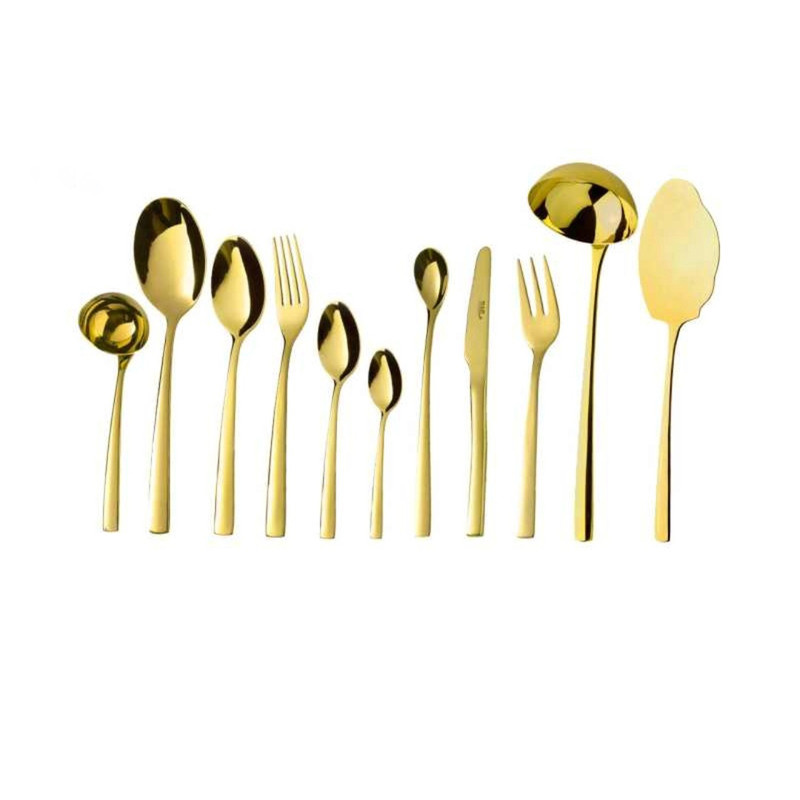 سرویس قاشق و چنگال 86 پارچه ناب استیل مدل felorance PVD