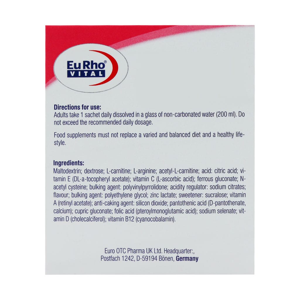 ساشه فرتی پلاس اف یوروویتال 30 عدد ساشه فرتی پلاس اف یوروویتال 30 عدد