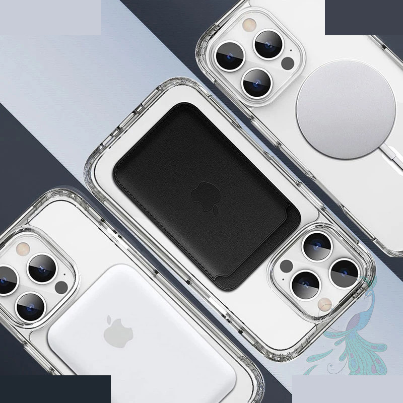 کاور گوشی موبایل اپل iPhone 15 Pro پیکوک مدل Clear Magsafe