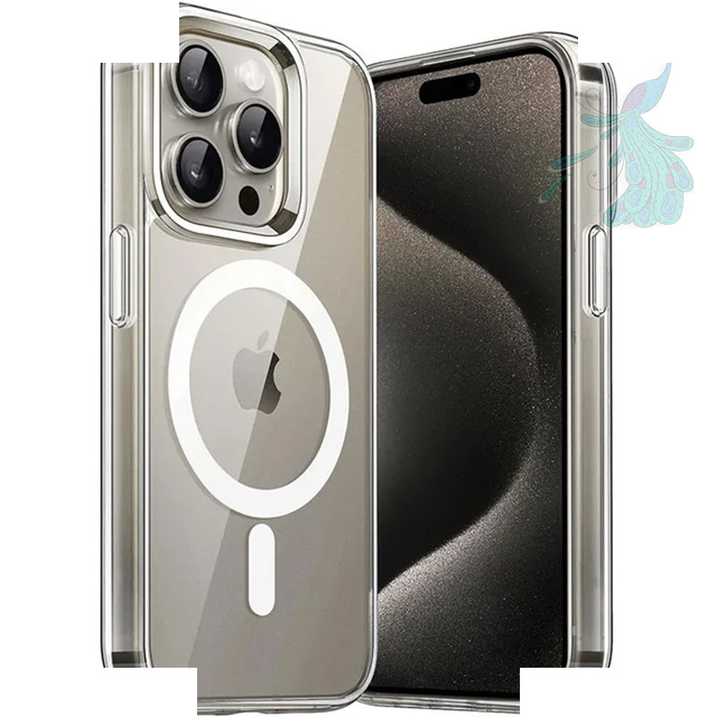 کاور گوشی موبایل اپل iPhone 15 Pro Max پیکوک مدل Clear Magsafe