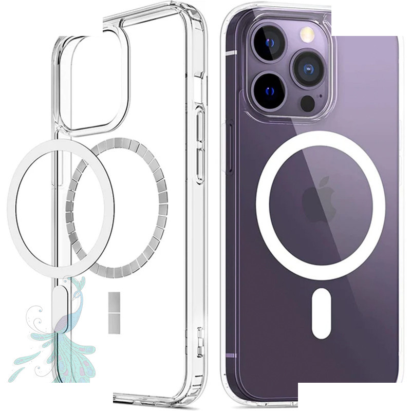 کاور گوشی موبایل اپل iPhone 14 Pro Max پیکوک مدل Clear Magsafe