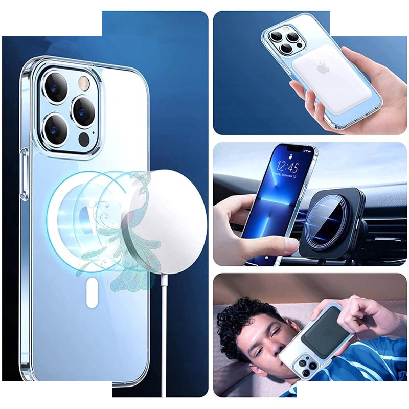 کاور گوشی موبایل اپل iPhone 11 Pro پیکوک مدل Clear Magsafe