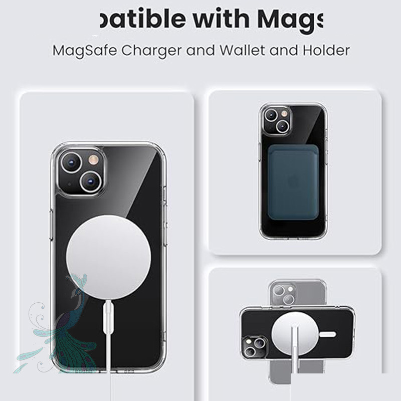کاور گوشی موبایل اپل iPhone 13 پیکوک مدل Clear Magsafe