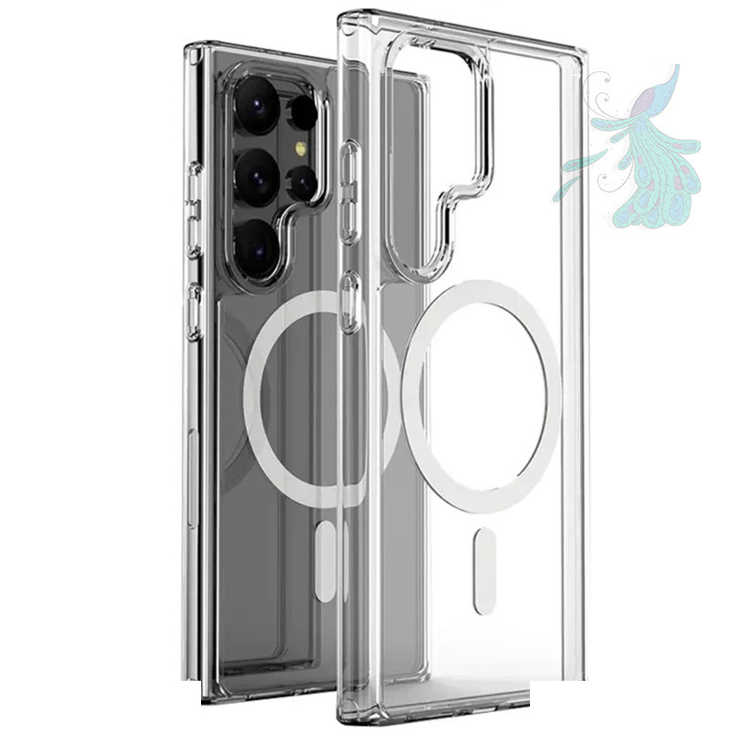 کاور گوشی موبایل سامسونگ Galaxy S25 Ultra پیکوک مدل Clear Magsafe